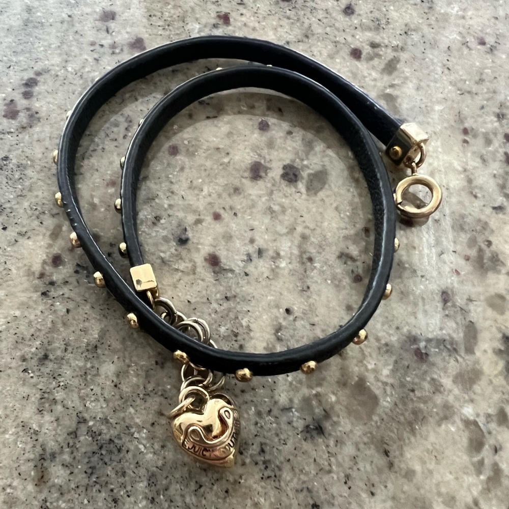 Vintage Juicy Couture Leather Bracelet
